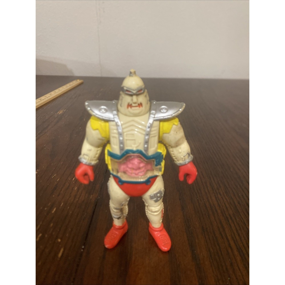 1994 Playmate Toys TMNT Vintage Krang Robot Action Figure With Krang In Stomach